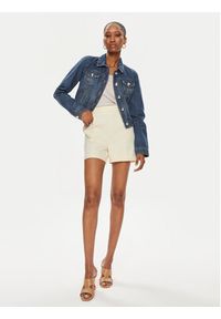 Morgan Kurtka jeansowa 232-VPIM Niebieski Slim Fit. Kolor: niebieski. Materiał: bawełna #4
