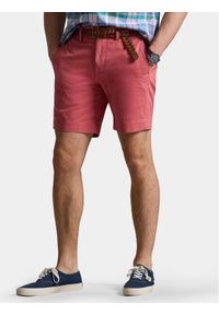 Polo Ralph Lauren Szorty jeansowe 710799213028 Czerwony Regular Fit. Kolor: czerwony. Materiał: bawełna #1