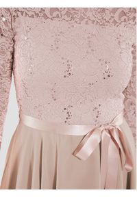 Swing Sukienka koktajlowa 77761210 Różowy Regular Fit. Kolor: różowy. Materiał: syntetyk. Styl: wizytowy #6