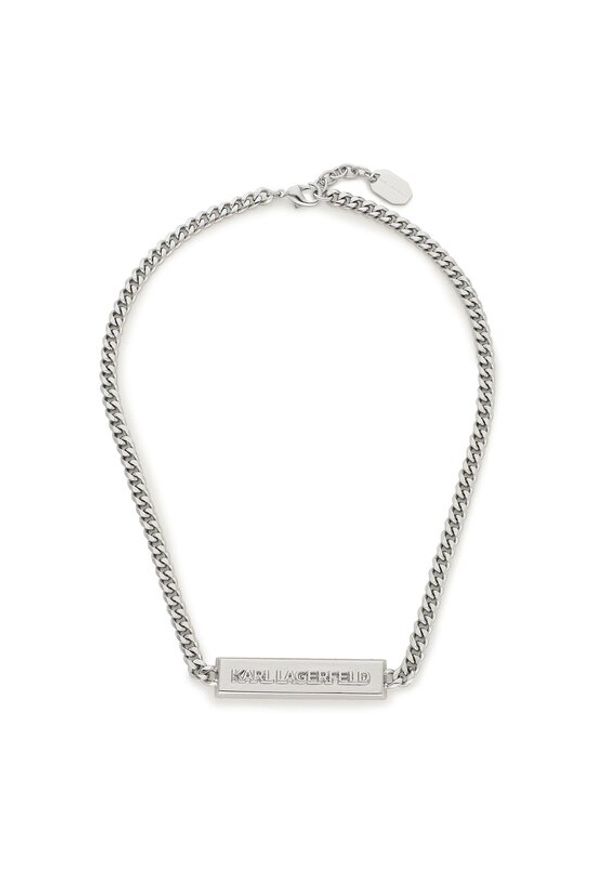 Karl Lagerfeld - KARL LAGERFELD Naszyjnik 226W3941 Srebrny. Materiał: srebrne. Kolor: srebrny