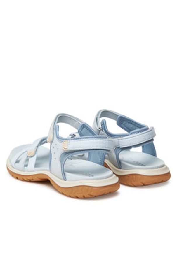 ecco - ECCO Sandały Offroad Roam 85330361245 Błękitny. Kolor: niebieski. Materiał: nubuk, skóra