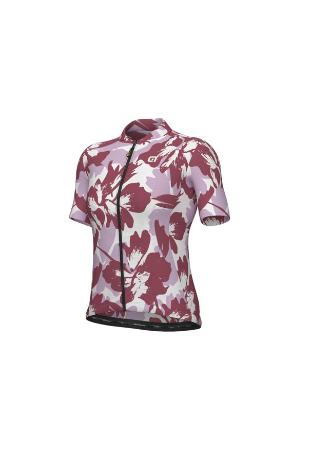 ALÉ CYCLING - Koszulka rowerowa damska Alé Cycling Solid Flower. Kolor: czerwony