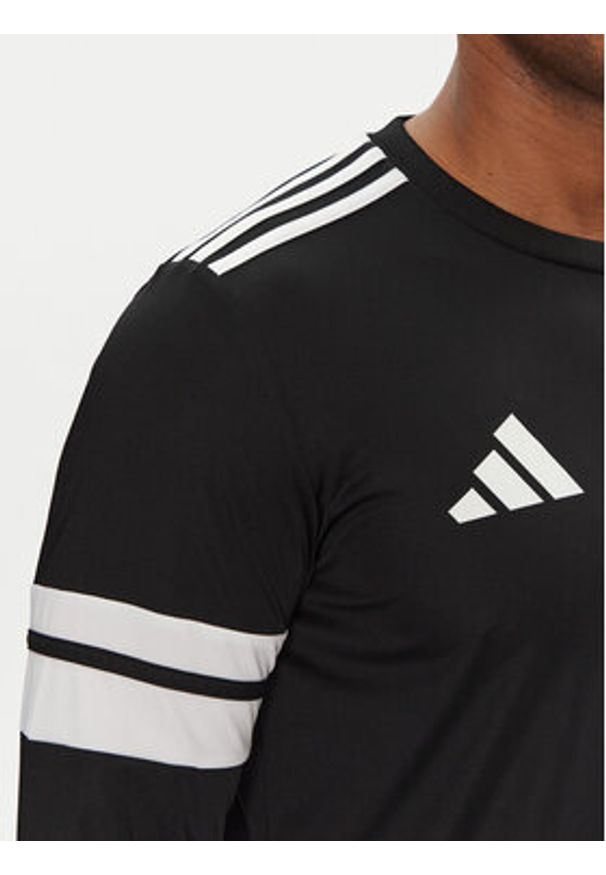 Adidas - adidas Koszulka techniczna Squadra 25 Jersey JF6073 Czarny Slim Fit. Kolor: czarny. Materiał: syntetyk