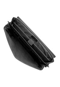 Wittchen - Męska torba na laptopa ze wstawkami z ekoskóry. Kolor: czarny. Materiał: poliester. Styl: biznesowy #5