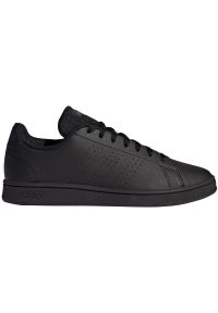 Adidas - Buty adidas Advantage Base Court Lifestyle M GW9284 czarne. Okazja: na co dzień. Zapięcie: sznurówki. Kolor: czarny. Materiał: syntetyk, skóra, guma. Szerokość cholewki: normalna. Model: Adidas Advantage #10