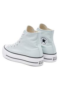 Converse Trampki Chuck Taylor All Star Lift Platform A11873C Błękitny. Kolor: niebieski. Materiał: materiał. Obcas: na platformie #3