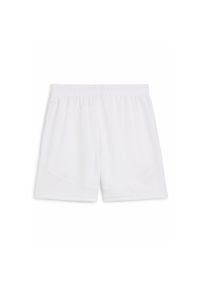 Puma - Młodzieżowe szorty piłkarskie Stade Reims PUMA White Red. Kolor: biały, czerwony, wielokolorowy. Materiał: dzianina. Sport: piłka nożna