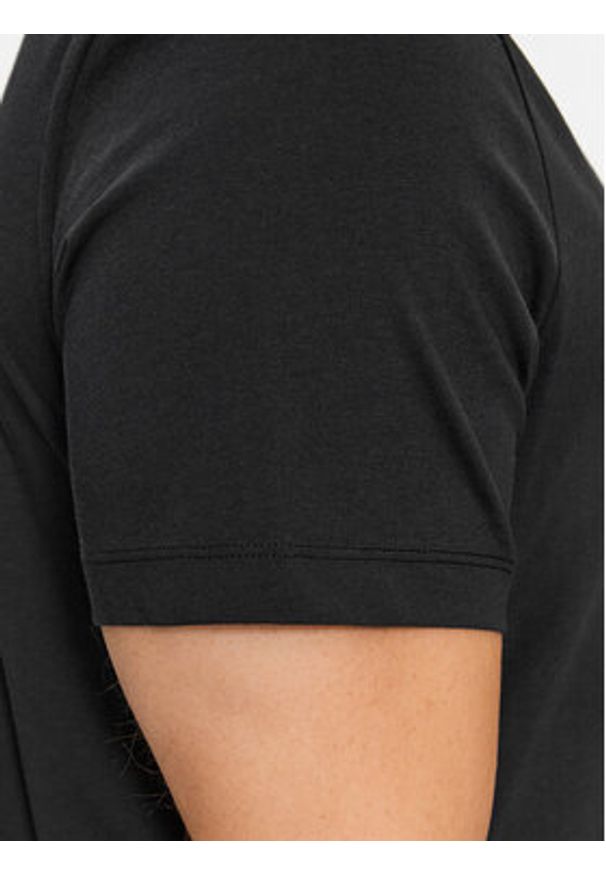 GANT - Gant T-Shirt Shield 2003184 Czarny Regular Fit. Kolor: czarny. Materiał: bawełna