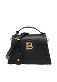 Balmain - BALMAIN Czarna torebka B-buzz Dynasty-cuir. Kolor: czarny. Materiał: skórzane. Styl: elegancki. Rodzaj torebki: na ramię #5