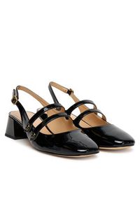 Coach Sandały Winley Slingback Mary Jane CAS42 Czarny. Kolor: czarny. Materiał: skóra, lakier #3