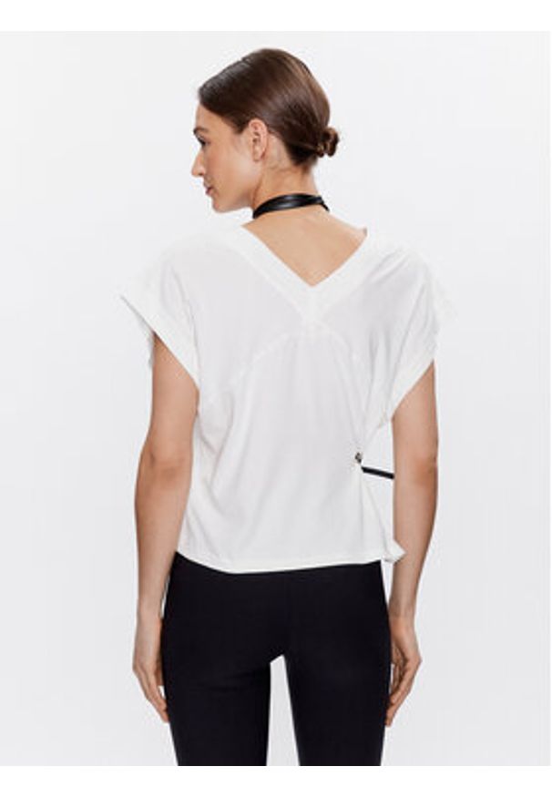 Babylon T-Shirt S_ER0573 Biały Regular Fit. Kolor: biały. Materiał: syntetyk