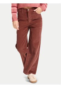 Billabong Spodnie materiałowe Be Free Cord EBJDP03002 Brązowy Wide Leg. Kolor: brązowy. Materiał: bawełna #1