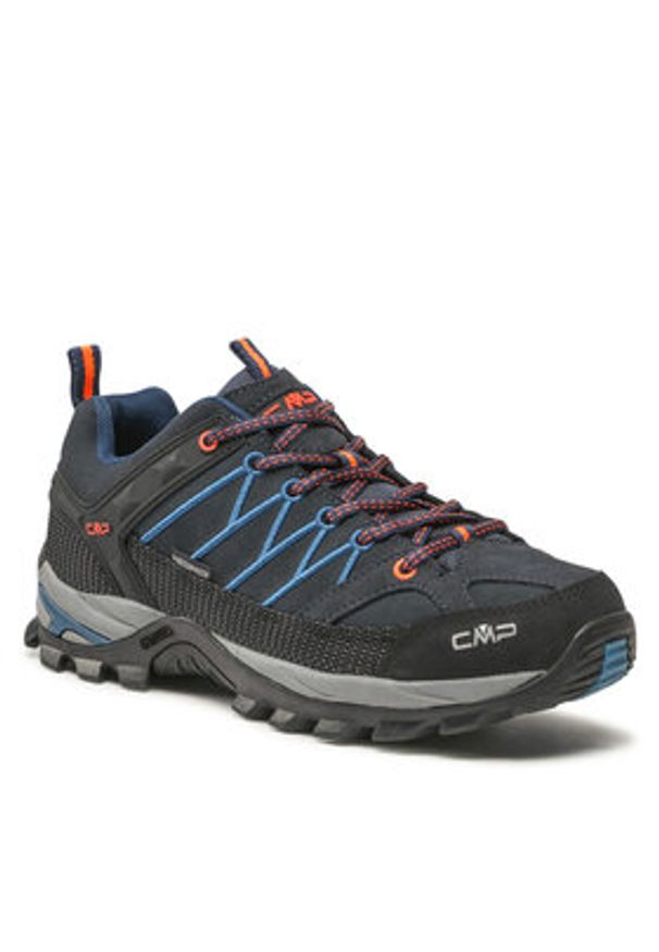 CMP Trekkingi Rigel Low Trekking Shoes Wp 3Q13247 Granatowy. Kolor: niebieski. Materiał: zamsz, skóra. Sport: turystyka piesza