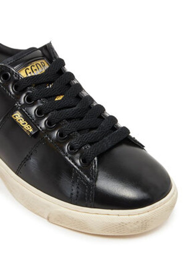 GOLDEN GOOSE Sneakersy Matchstar GMF00796.F006922.90100 Czarny. Kolor: czarny. Materiał: skóra