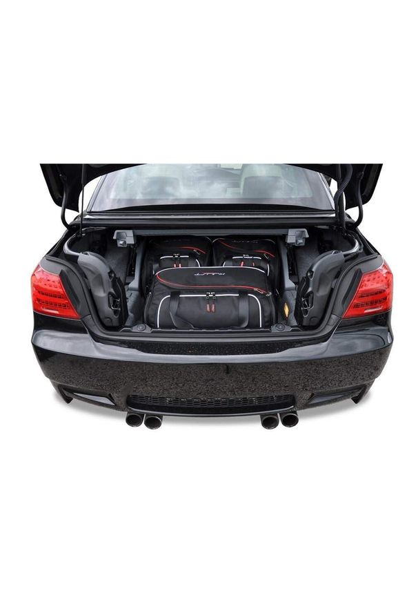 KJUST - Torby Do Bagażnika Bmw 3 Cabrio 2006-2013 3Szt Kjust. Kolor: czarny. Styl: sportowy