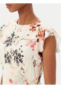 French Connection Sukienka letnia 71YFU 90 Beżowy Regular Fit. Kolor: beżowy. Materiał: wiskoza. Sezon: lato #2