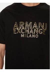 Armani Exchange T-Shirt XM000326 AF10364 UC001 Czarny Regular Fit. Kolor: czarny. Materiał: bawełna #3