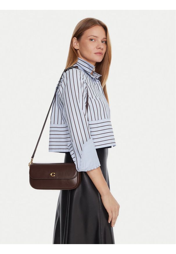 Coach Torebka Brook CAN90 Brązowy. Kolor: brązowy. Materiał: skórzane