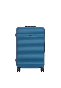 Ochnik - Komplet walizek na kółkach 19'/24'/28'. Kolor: niebieski. Materiał: materiał, poliester, guma, kauczuk #9