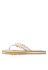 TOMMY HILFIGER - Tommy Hilfiger Japonki Hilfiger Beach Sandal FW0FW07905 Beżowy. Kolor: beżowy