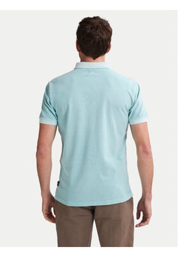 Petrol Industries Polo M-1050-POL910 Niebieski Regular Fit. Typ kołnierza: polo. Kolor: niebieski. Materiał: bawełna