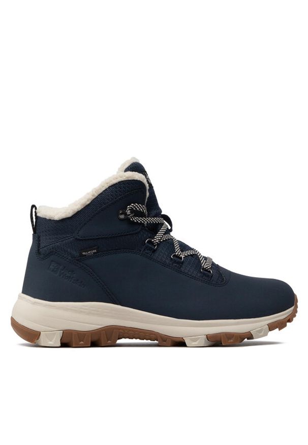 Jack Wolfskin Trekkingi Everquest Texapore Mid W 4053581 1171 080 Granatowy. Kolor: niebieski. Materiał: skóra. Sport: turystyka piesza