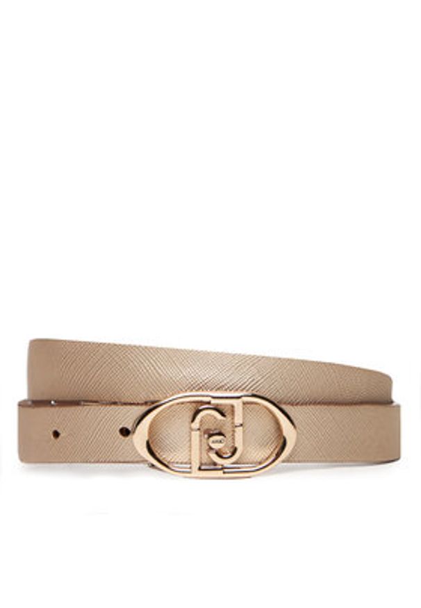 Liu Jo Pasek Damski Ecs Reversible Hips AF5252 E0087 Złoty. Kolor: złoty. Materiał: skóra