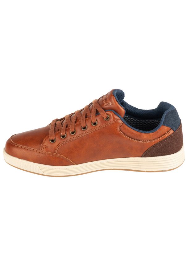 skechers - Buty sportowe Sneakersy męskie, Cavell - Sparkman. Kolor: brązowy. Sport: turystyka piesza