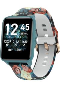 Smartwatch Bemi KIX-M + Głośnik i Słuchawki BT Bemi DUO Czarno-niebieski. Rodzaj zegarka: smartwatch. Kolor: niebieski, wielokolorowy, czarny