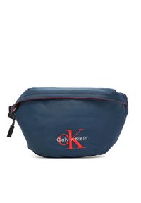 Calvin Klein Saszetka nerka Bold Waistbag LV04D3116G Granatowy. Kolor: niebieski. Materiał: materiał