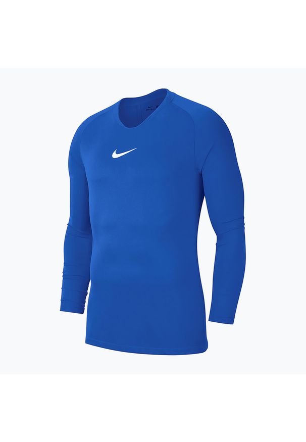 Longsleeve termoaktywny dziecięcy Nike Dri-FIT Park First Layer. Kolor: niebieski. Długość rękawa: długi rękaw