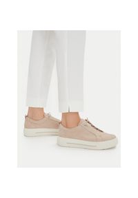 Sneakersy Caprice. Kolor: beżowy #1