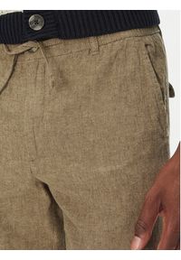 Lindbergh Spodnie materiałowe 30-008023 Beżowy Relaxed Fit. Kolor: beżowy. Materiał: bawełna, len #4