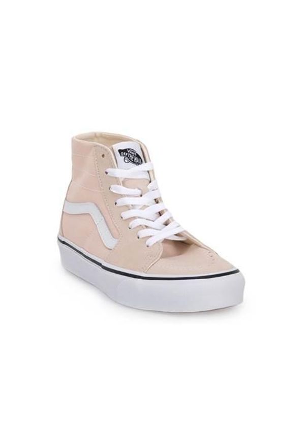 Buty do chodzenia damskie Vans Bm0 Sk8 Tapered. Wysokość cholewki: za kostkę. Zapięcie: sznurówki. Kolor: różowy. Materiał: zamsz, tkanina, guma. Szerokość cholewki: normalna. Model: Vans SK8. Sport: turystyka piesza