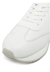 Calvin Klein Jeans Sneakersy Runner Laceup Tc YM0YM01187 Biały. Kolor: biały. Materiał: skóra #6