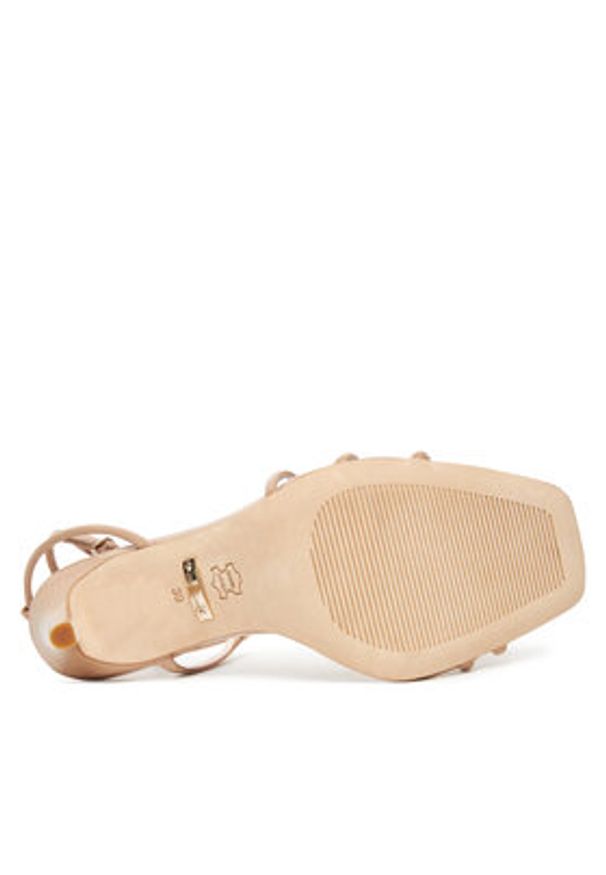 Marciano Guess Sandały 5YGZ35 7231A Beżowy. Kolor: beżowy. Materiał: lakier, skóra