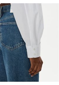 Calvin Klein Jeans Koszula J20J222614 Biały Cropped Fit. Kolor: biały. Materiał: bawełna