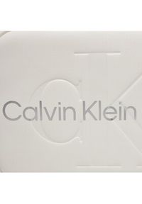 Calvin Klein Jeans Torebka Sculpted Camera Bag18 Mono K60K610275 Biały. Kolor: biały. Materiał: skórzane #5