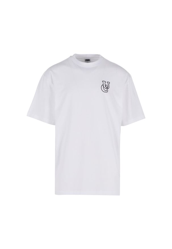 Koszulka Urban Classics Shiny Logo Tall. Kolor: biały