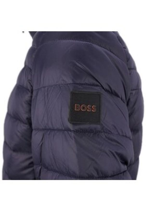 BOSS Kurtka przejściowa Oden2 50530822 Granatowy Slim Fit. Kolor: niebieski. Materiał: syntetyk
