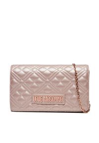 Love Moschino - LOVE MOSCHINO Torebka JC4079PP1MLA197A Różowy. Kolor: różowy. Materiał: skórzane