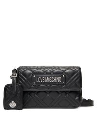 Love Moschino - LOVE MOSCHINO Torebka JC4210PP0MLA000B Czarny. Kolor: czarny. Materiał: skórzane