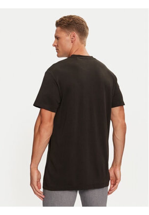 Guess T-Shirt M4BP12 KBYD2 Czarny Regular Fit. Kolor: czarny. Materiał: lyocell