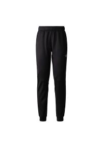 Spodnie The North Face Joggers Reaxion 0A7ZABJK31 - czarne. Kolor: czarny. Materiał: polar, dresówka, poliester