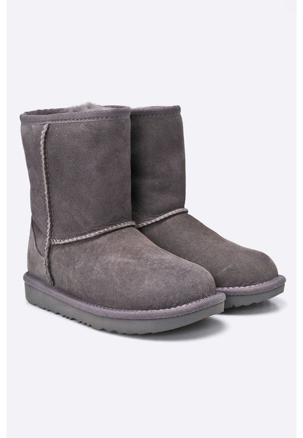 Ugg - UGG - Buty Classic II. Kolor: szary. Materiał: wełna