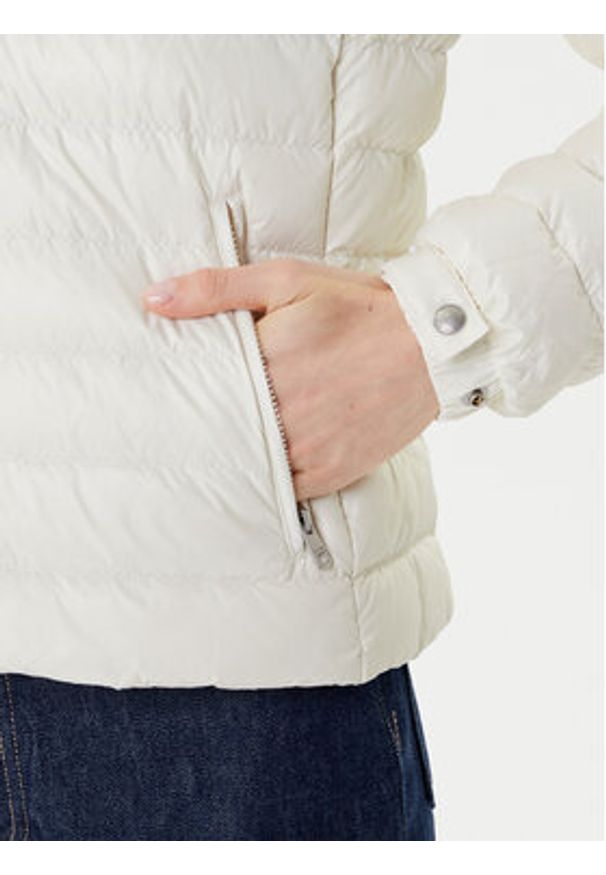 TOMMY HILFIGER - Tommy Hilfiger Kurtka puchowa WW0WW46788 Écru Regular Fit. Kolor: kremowy. Materiał: syntetyk