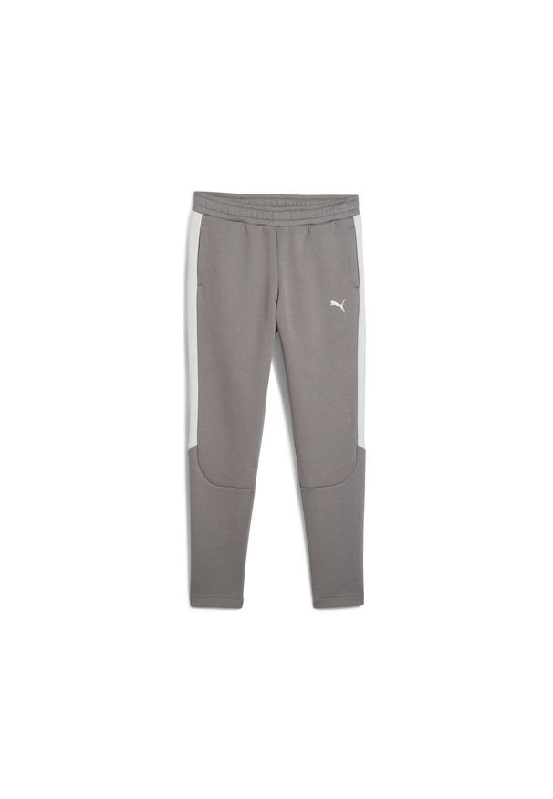 Puma - Młodzieżowe spodnie Evostripe PUMA Cast Iron Gray. Kolor: szary