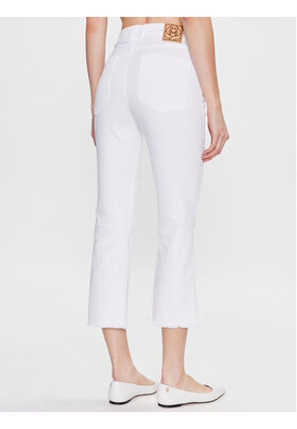 Marella Spodnie materiałowe Olpe 2331310334 Biały Regular Fit. Kolor: biały. Materiał: bawełna