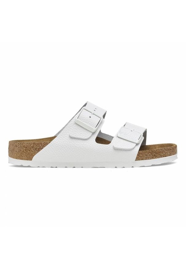 Klapki Birkenstock Arizona Bf 552681 białe. Kolor: biały. Materiał: materiał, syntetyk, skóra. Styl: retro