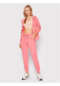 Deha Spodnie dresowe A00538 Różowy Regular Fit. Kolor: różowy. Materiał: dresówka, bawełna #3
